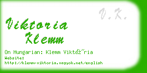 viktoria klemm business card